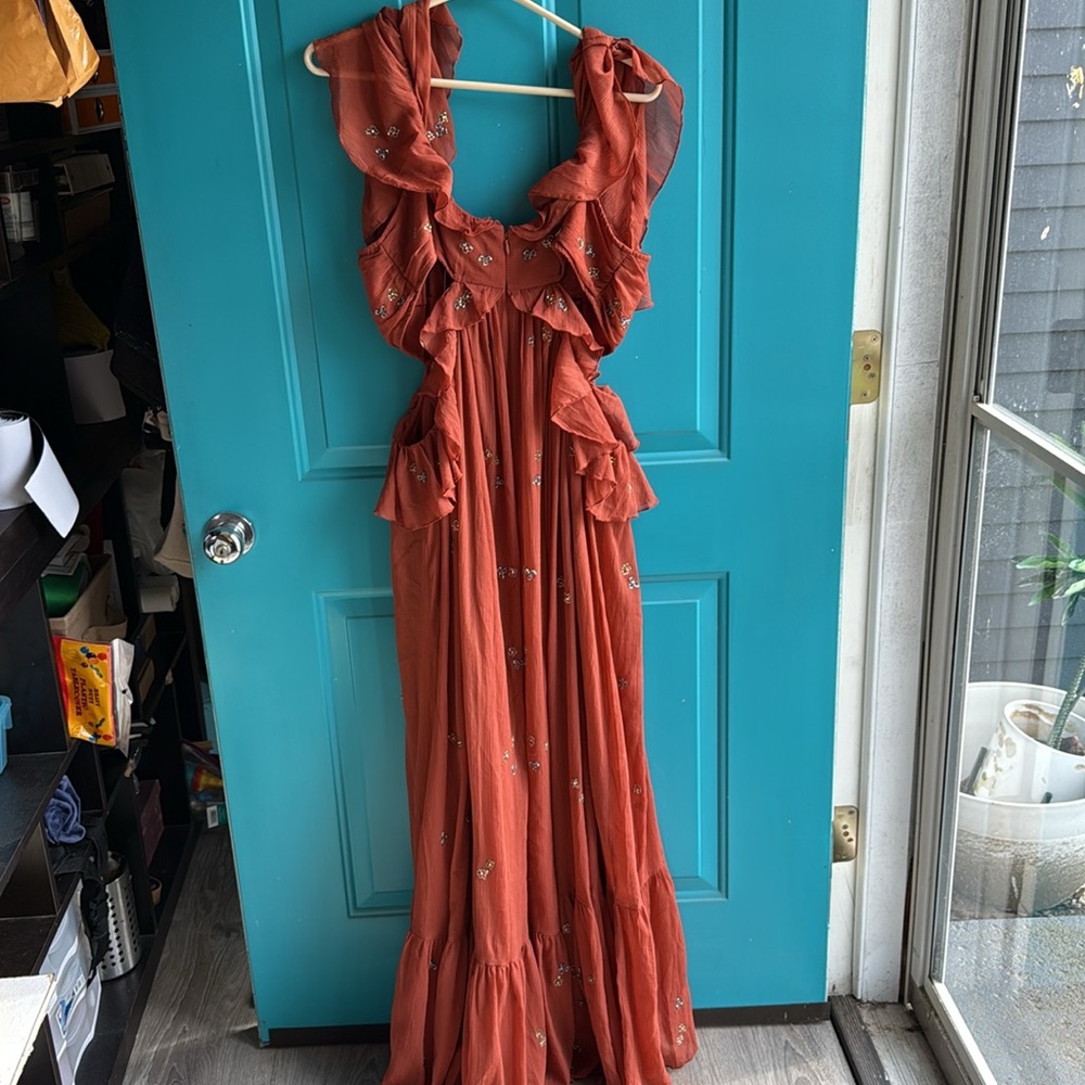 ASOS embellished Cut Out Maxi Dress - Picture 5 of 6